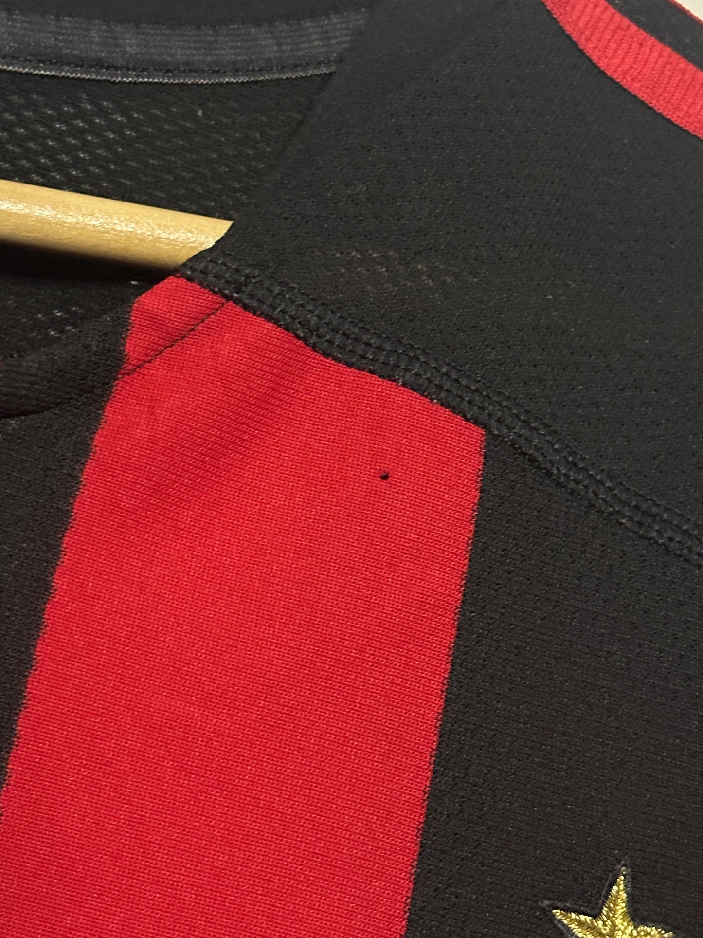 Kaka AC Milan 2003-04 long sleeve home football shirt (L)