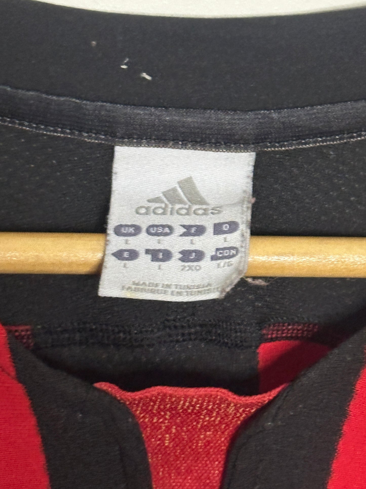 Kaka AC Milan 2003-04 long sleeve home football shirt (L)