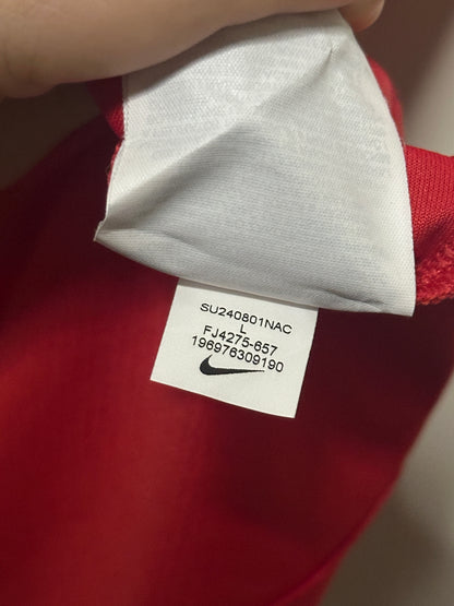 Cristiano Ronaldo Portugal 2024 Euro home football shirt (L)