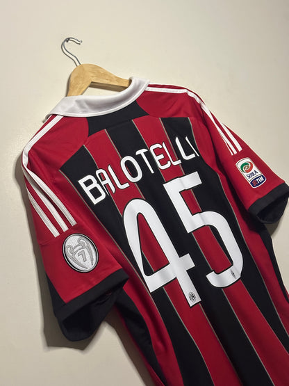 Mario Balotelli AC Milan 2012-13 Home football shirt (XL)