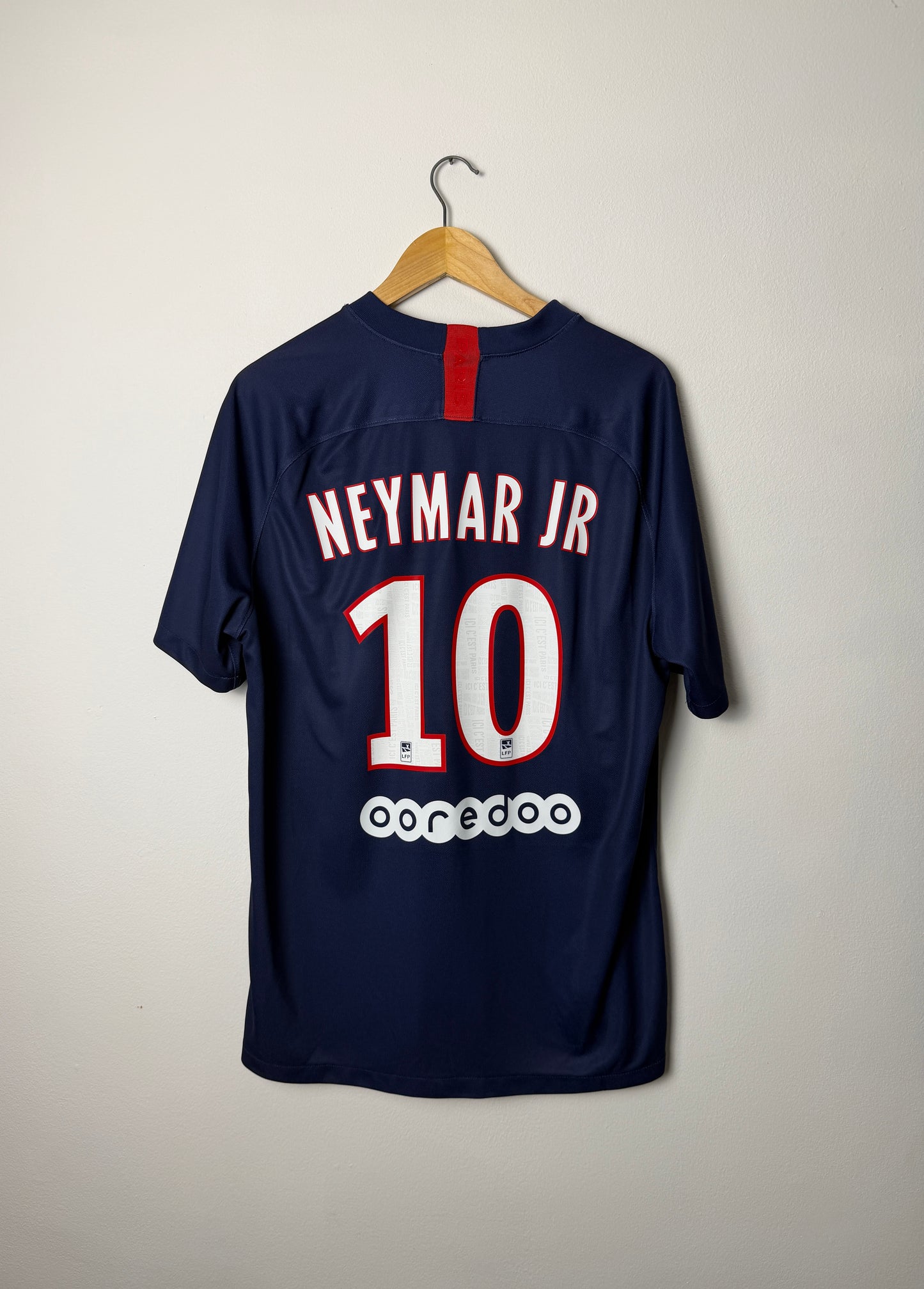 Neymar JR PSG 2019-20 home football shirt (XL)