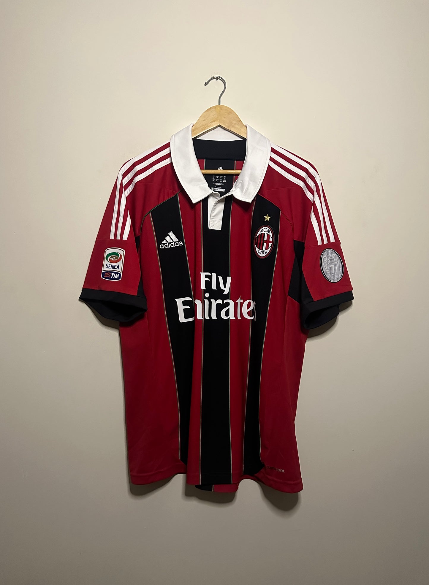 Mario Balotelli AC Milan 2012-13 Home football shirt (XL)