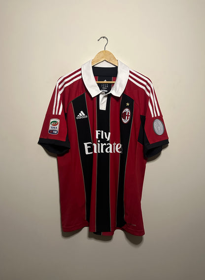 Mario Balotelli AC Milan 2012-13 Home football shirt (XL)