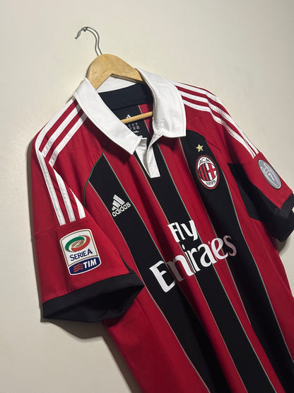 Mario Balotelli AC Milan 2012-13 Home football shirt (XL)