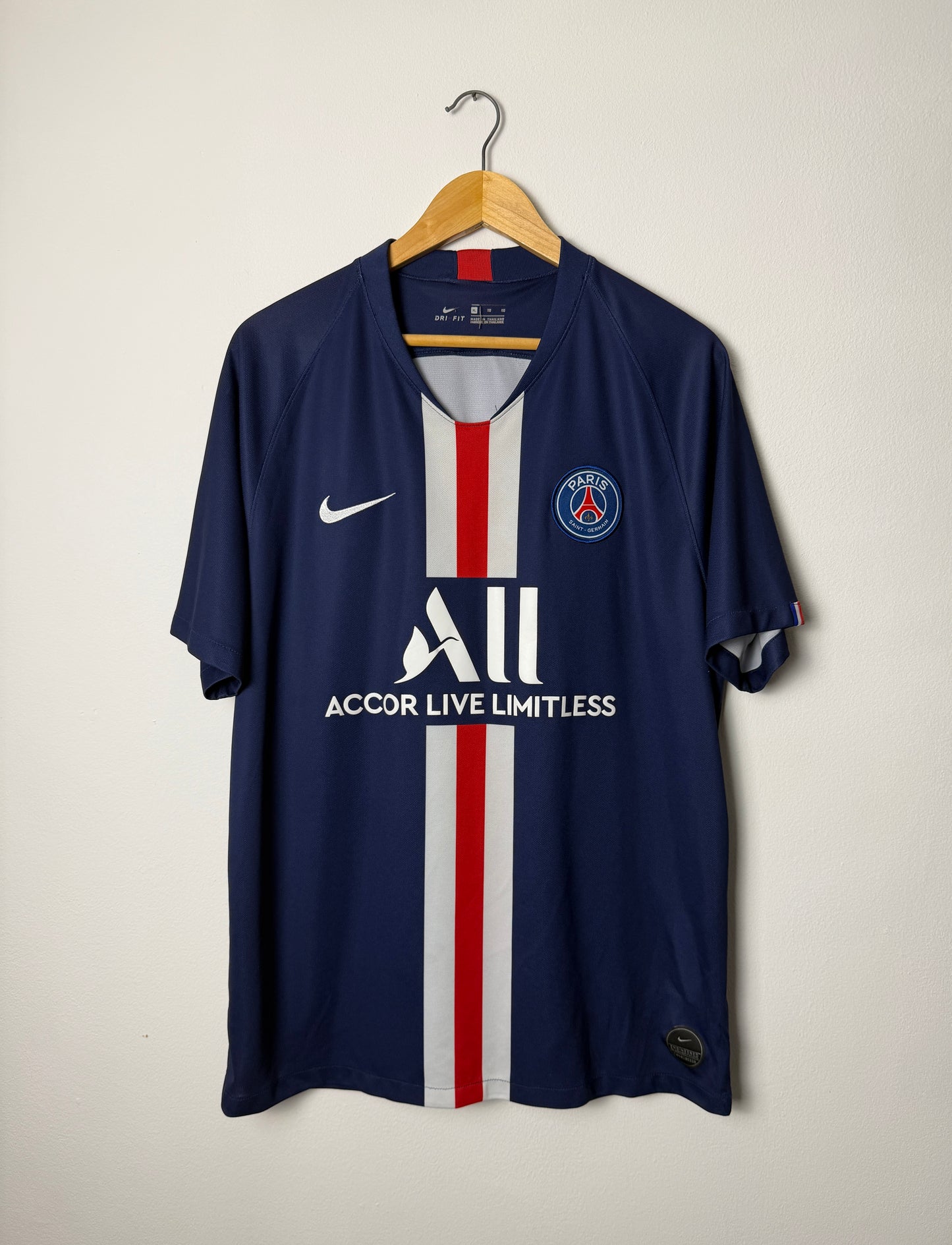 Neymar JR PSG 2019-20 home football shirt (XL)