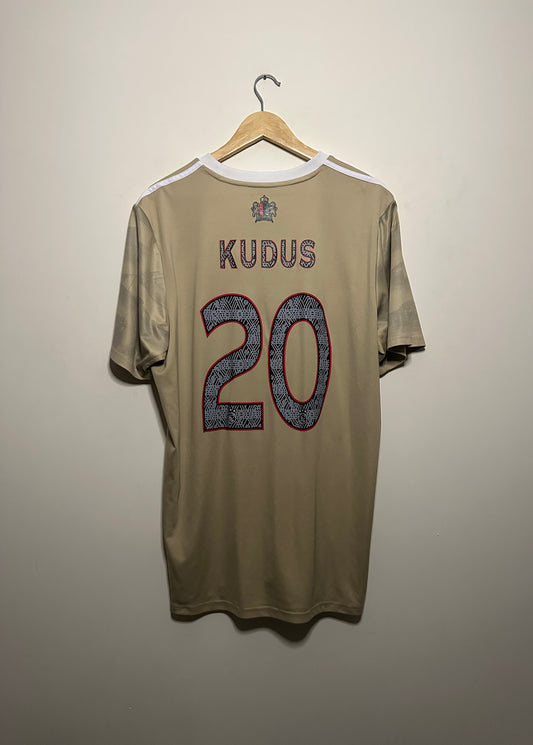 Mohammed Kudus AFC Ajax 2022-23 third football shirt (XL)