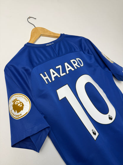 Eden Hazard Chelsea FC 2017-18 home football shirt (M)