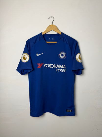 Eden Hazard Chelsea FC 2017-18 home football shirt (M)