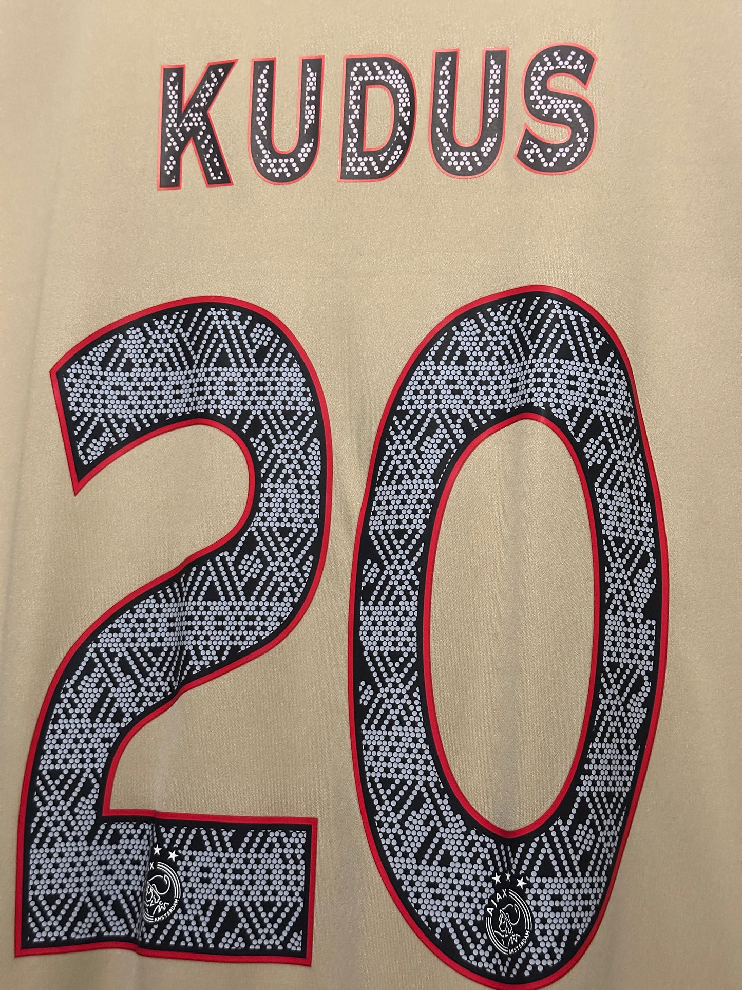 Mohammed Kudus AFC Ajax 2022-23 third football shirt (XL)