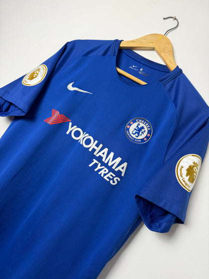 Eden Hazard Chelsea FC 2017-18 home football shirt (M)