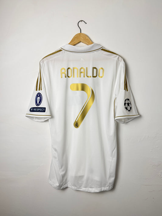 Cristiano Ronaldo Real Madrid CF 2011-12 home football shirt (L)