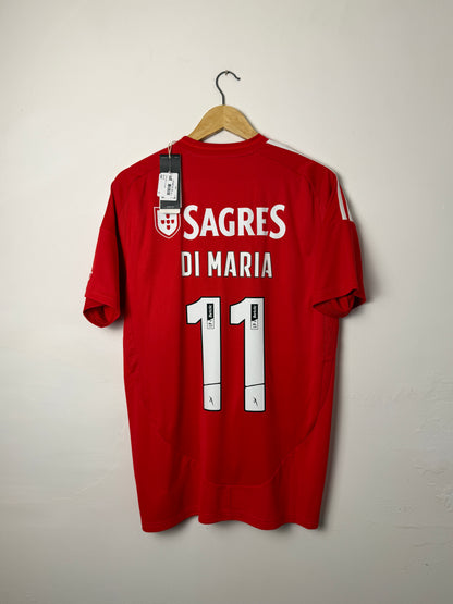 Angel Di Maria S.L. Benfica 2024-25 home football shirt (L)