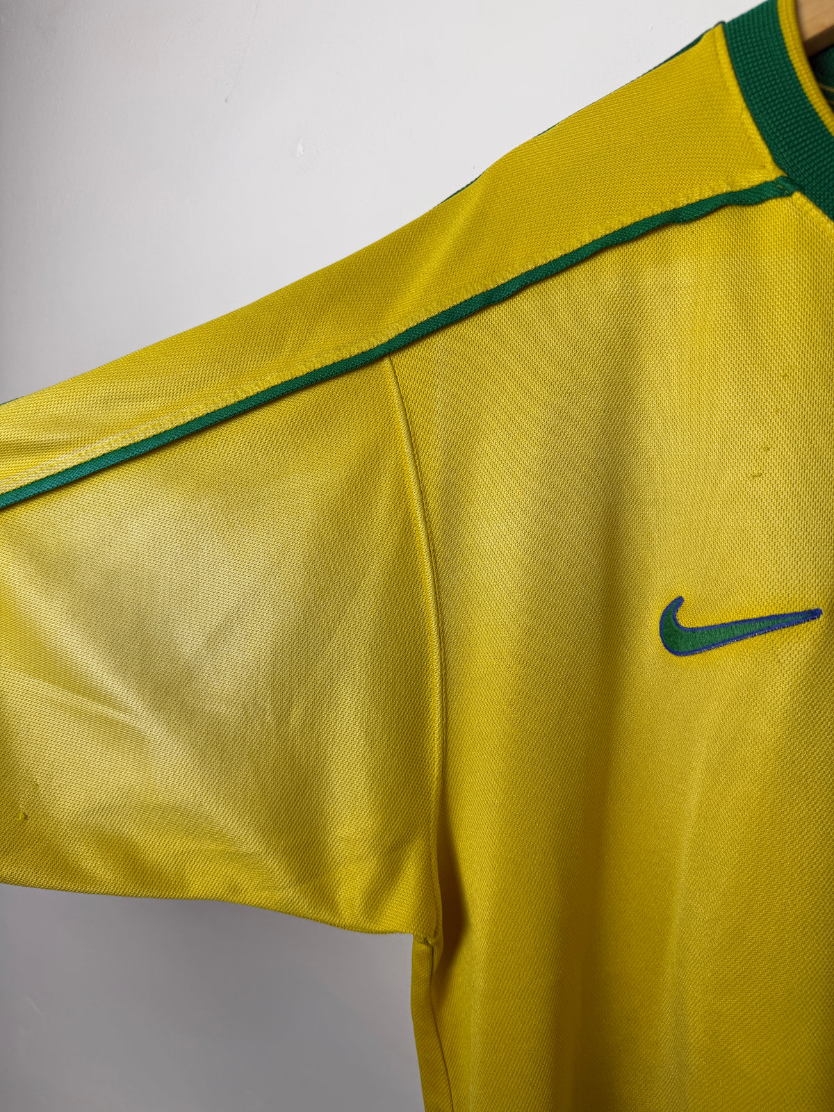 Ronaldo Nazario Brazil 1998 home football shirt (L)