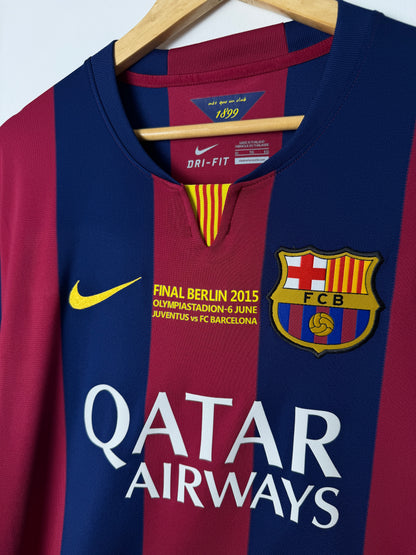 Lionel Messi FC Barcelona 2014-15 home football shirt (XL)