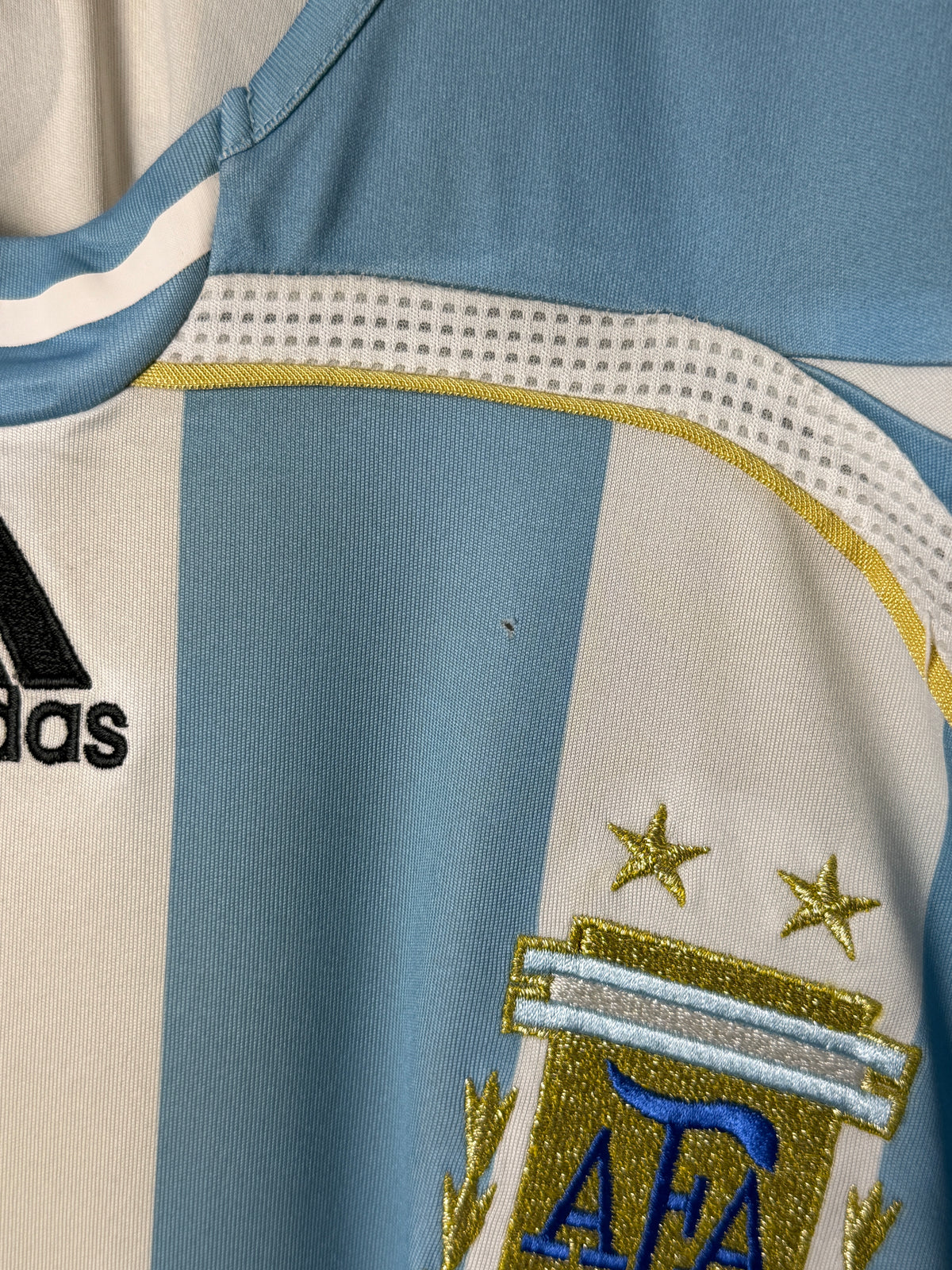 Lionel Messi Argentina 2006 home football shirt (XL)