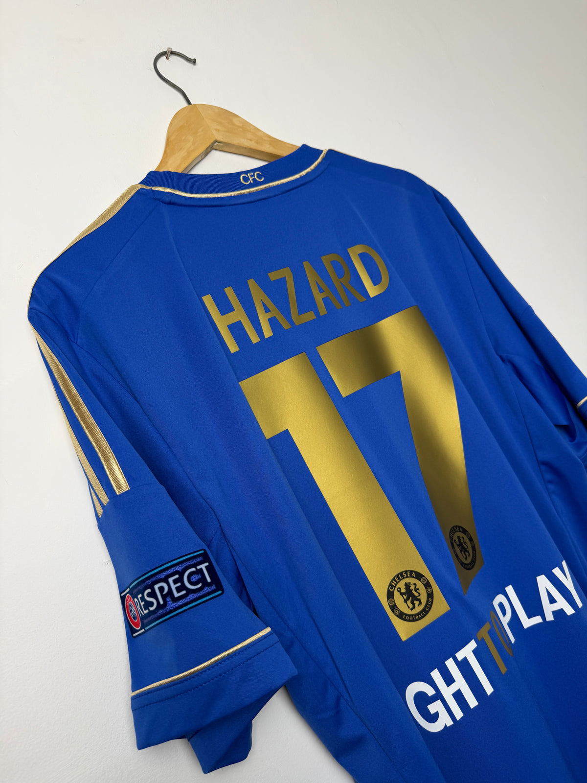 Eden Hazard Chelsea FC 2012-13 home football shirt (XL)
