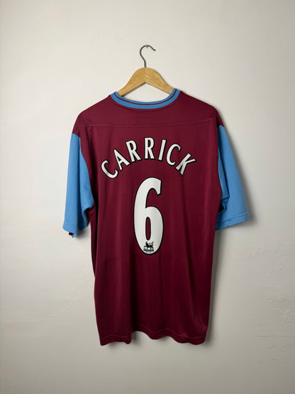 Michael Carrick West Ham United 2003-05 home football shirt (XL)