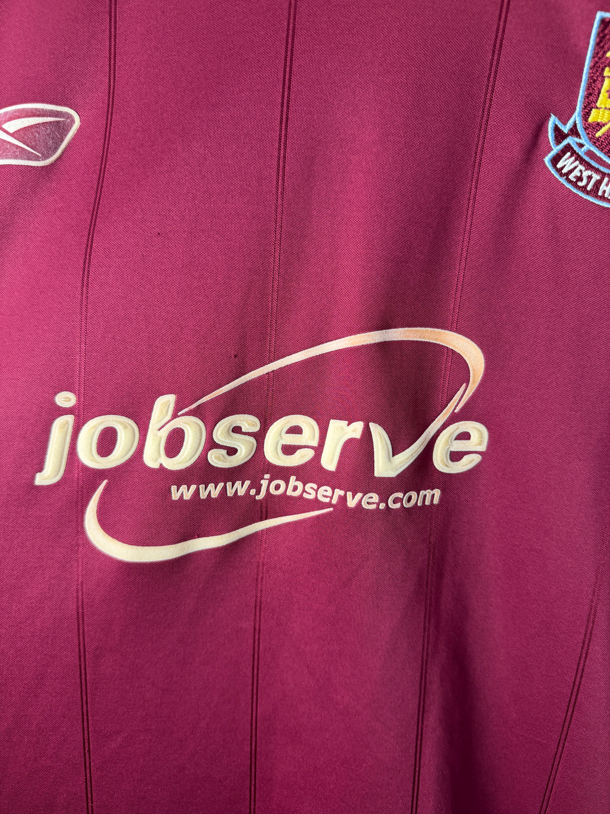 Michael Carrick West Ham United 2003-05 home football shirt (XL)