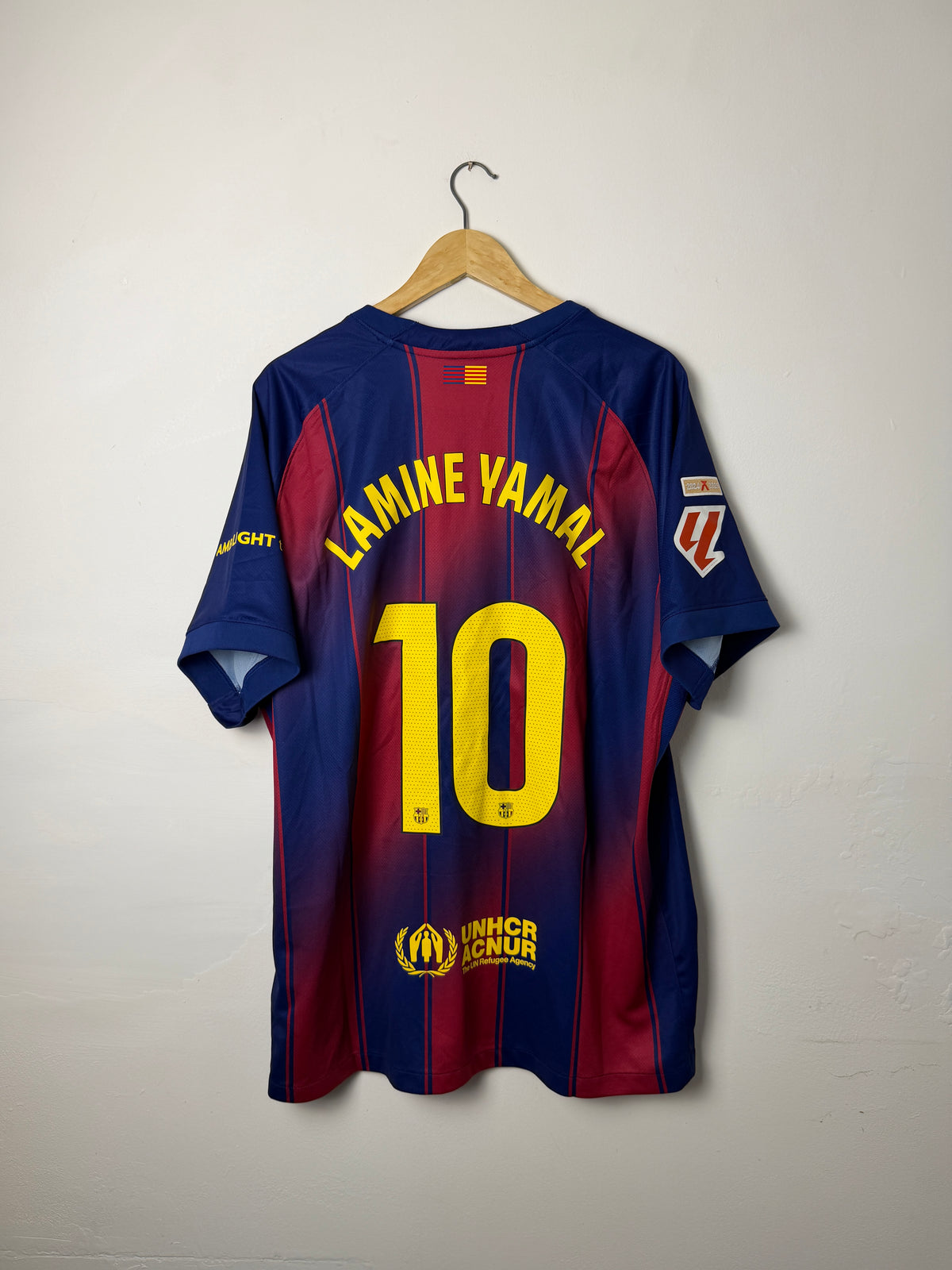 Lamine Yamal FC Barcelona 2025-26 home football shirt (XXL)