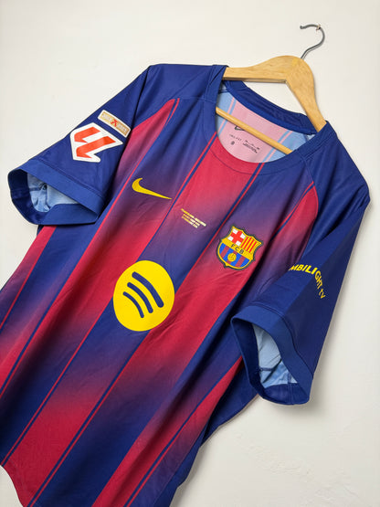 Lamine Yamal FC Barcelona 2025-26 home football shirt (XXL)