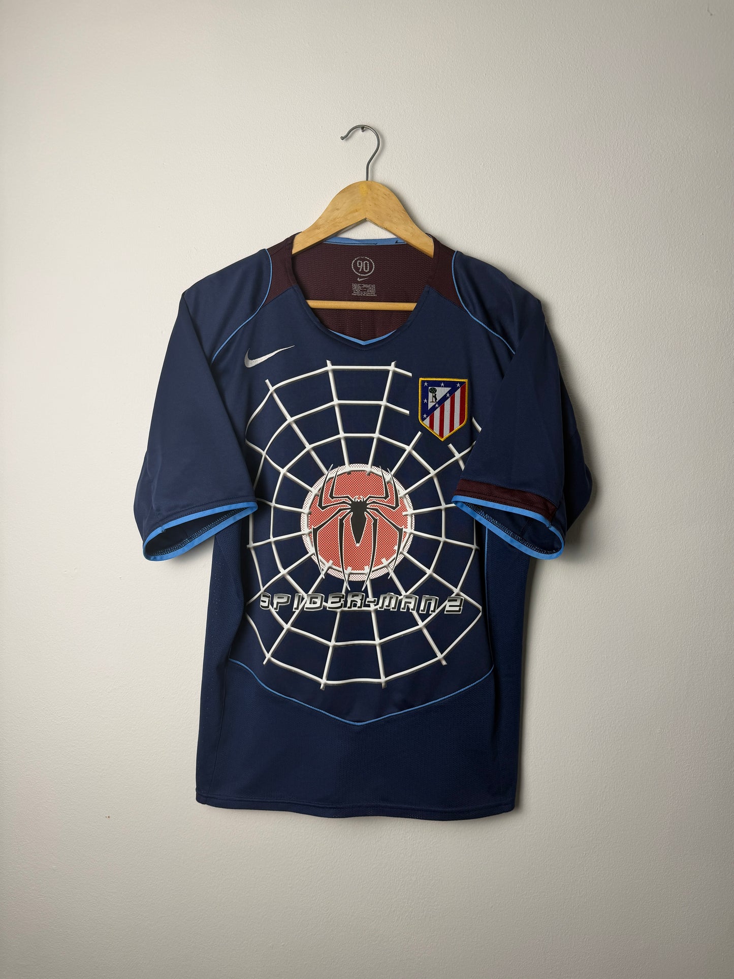 Fernando Torres Atletico Madrid 2004-05 away football shirt (M)