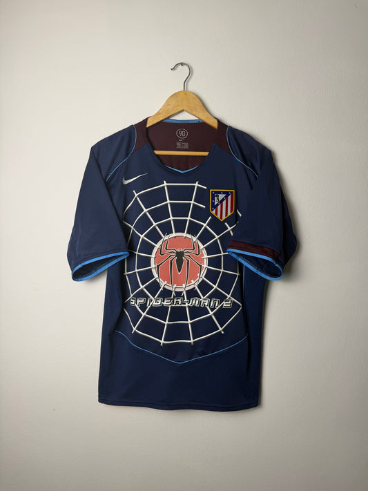 Fernando Torres Atletico Madrid 2004-05 away football shirt (M)