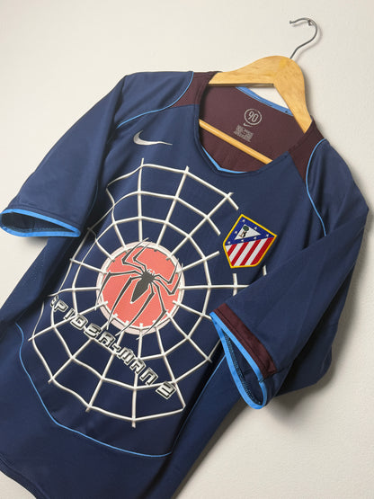 Fernando Torres Atletico Madrid 2004-05 away football shirt (M)