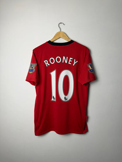 Wayne Rooney Manchester United 2009-10 home football shirt (M)