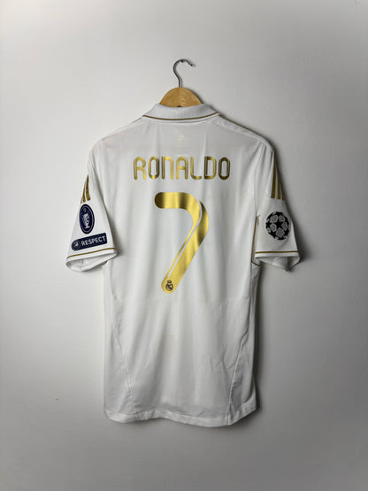 Cristiano Ronaldo Real Madrid CF 2011-12 home football shirt (M)