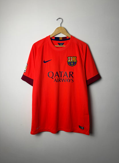 Lionel Messi FC Barcelona 2014-15 away football shirt (L)