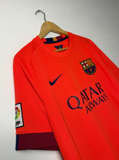 Lionel Messi FC Barcelona 2014-15 away football shirt (L)