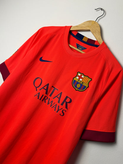 Lionel Messi FC Barcelona 2014-15 away football shirt (L)