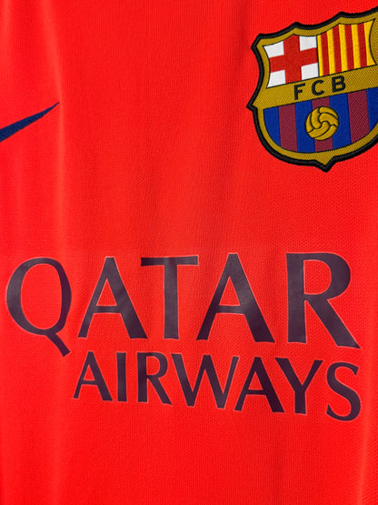 Lionel Messi FC Barcelona 2014-15 away football shirt (L)