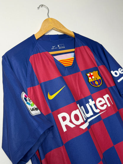 Lionel Messi FC Barcelona 2019-20 home football shirt (L)