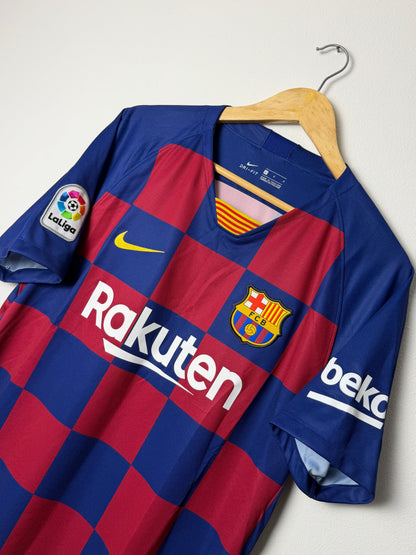 Lionel Messi FC Barcelona 2019-20 home football shirt (L)
