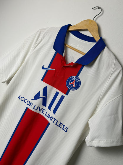 Neymar JR 2020-21 PSG away football shirt (L)