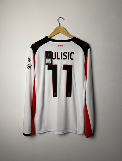 Christian Pulisic AC Milan 2025-26 long sleeve away football shirt (L)