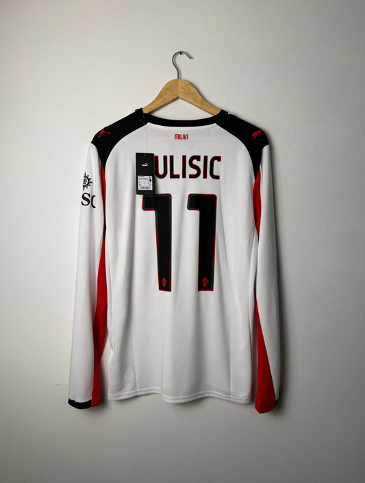 Christian Pulisic AC Milan 2025-26 long sleeve away football shirt (L)