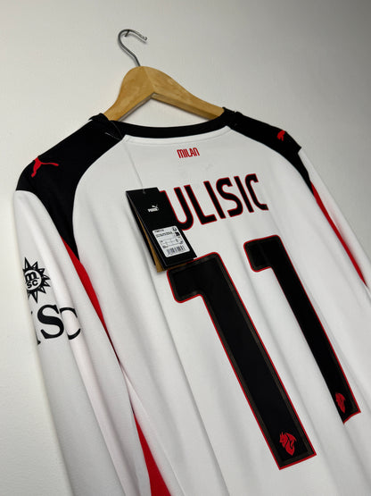 Christian Pulisic AC Milan 2025-26 long sleeve away football shirt (L)