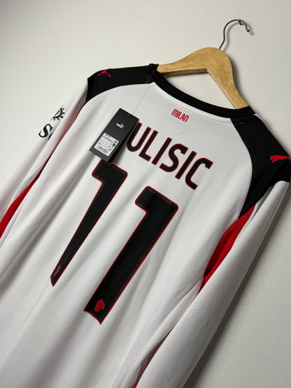 Christian Pulisic AC Milan 2025-26 long sleeve away football shirt (L)