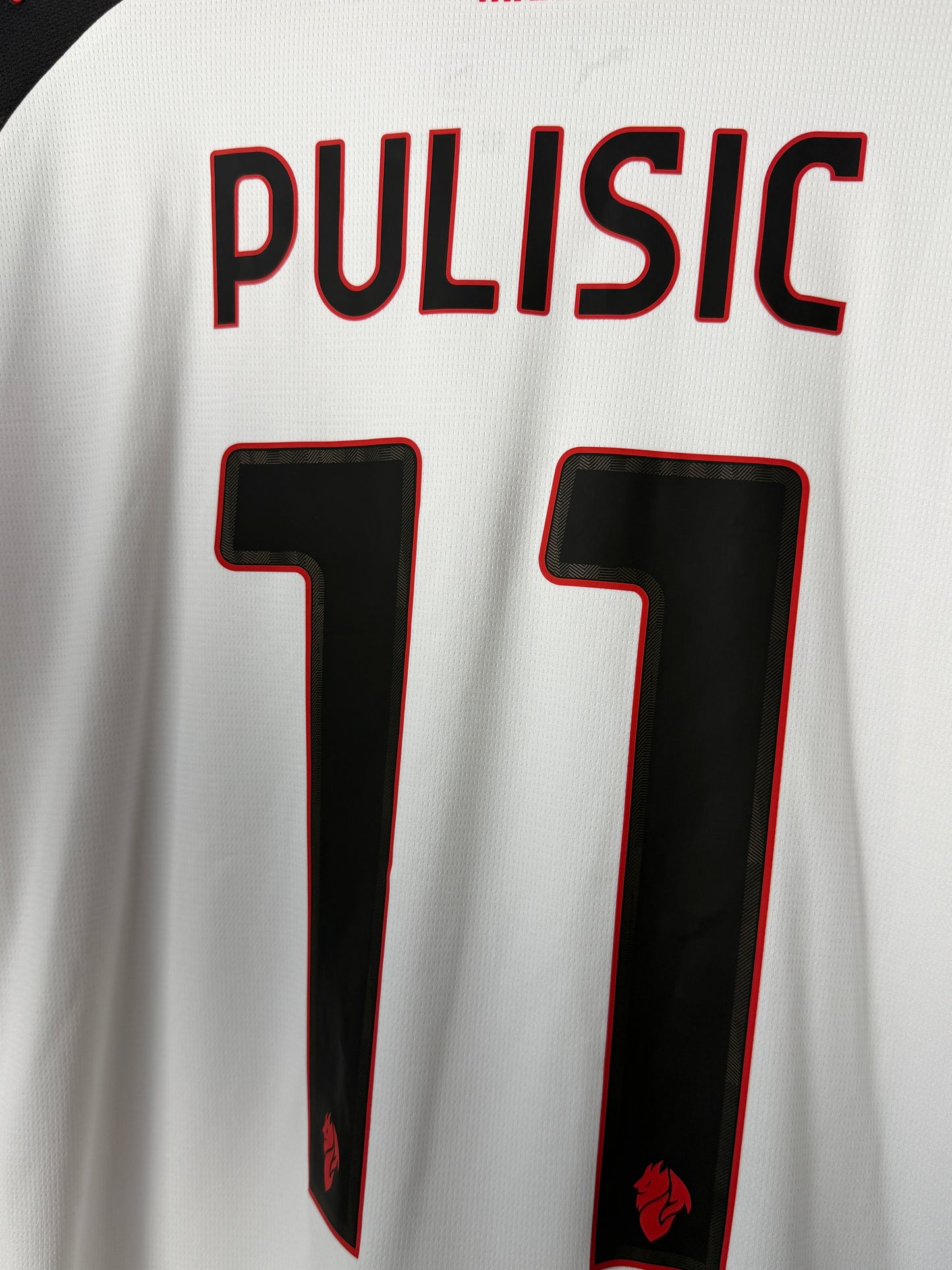 Christian Pulisic AC Milan 2025-26 long sleeve away football shirt (L)