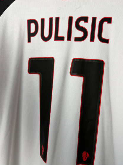 Christian Pulisic AC Milan 2025-26 long sleeve away football shirt (L)