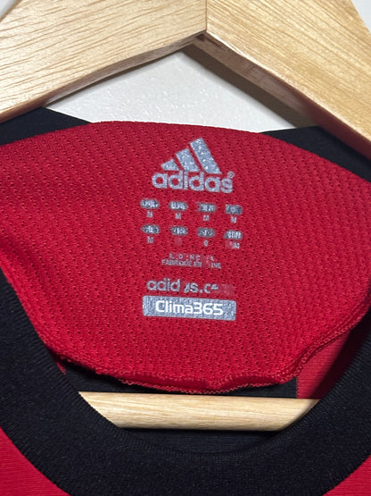 Ronaldinho AC Milan 2008-09 long sleeve home football shirt (M)