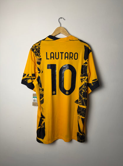Lautaro Martinez Inter Milan 2024-25 third football shirt (XL)