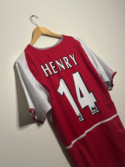 Thierry Henry Arsenal FC 2003-04 home football shirt (M)