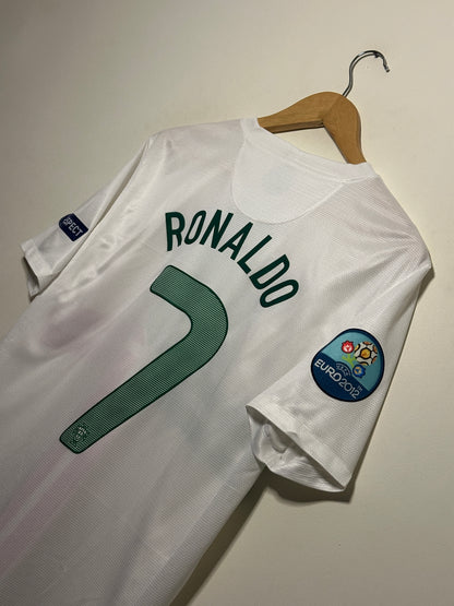 Cristiano Ronaldo Portugal 2012 Euro away football shirt (M)