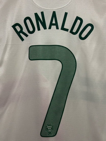 Cristiano Ronaldo Portugal 2012 Euro away football shirt (M)