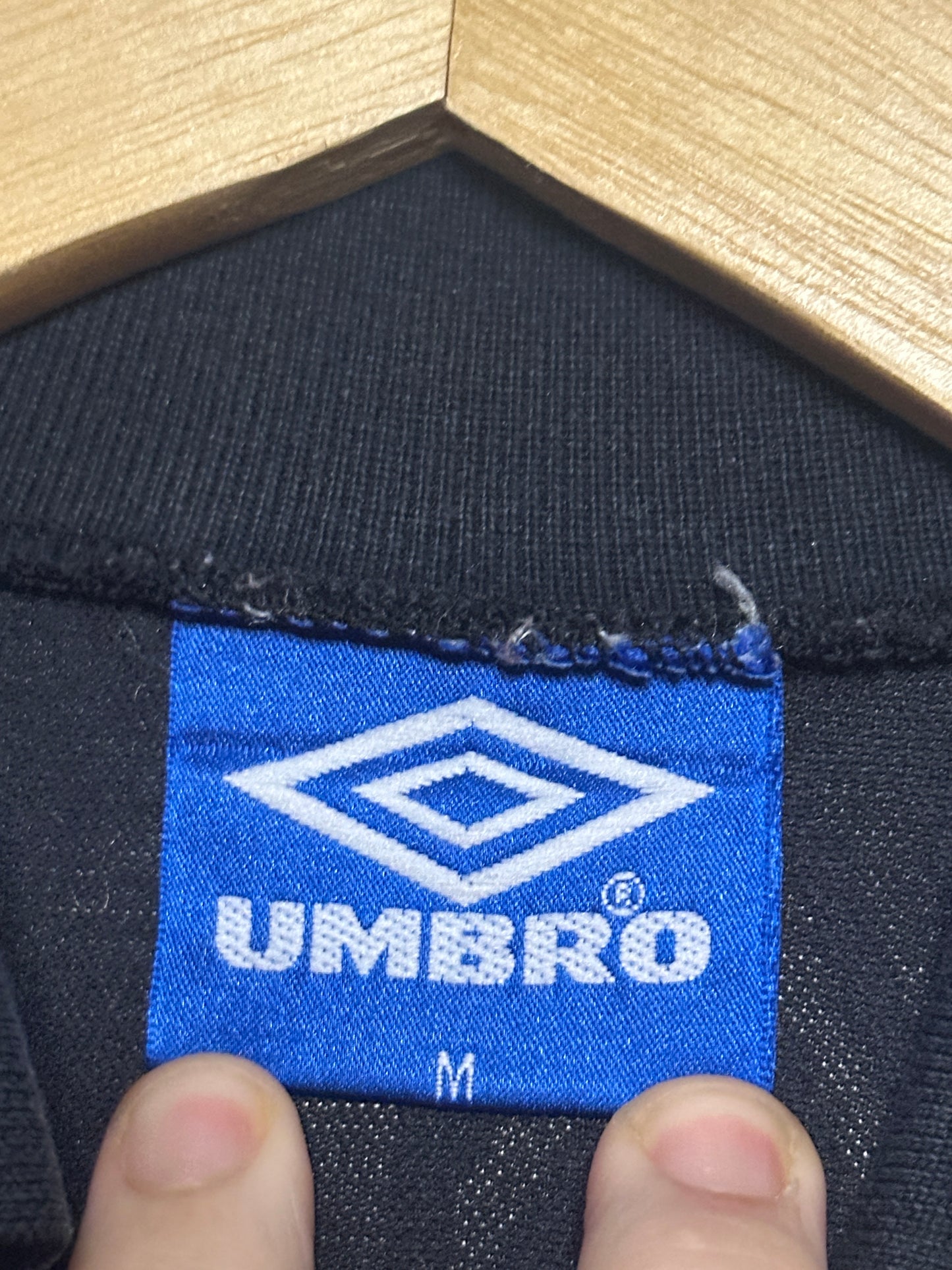 Eric Cantona Manchester United 1993-95 away football shirt (M)