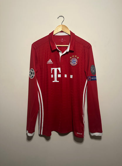 Douglas Costa FC Bayern Munich 2015-16 long sleeve home football shirt (L)