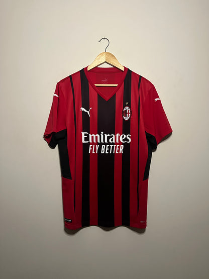 Zlatan Ibrahimovic AC Milan 2021-22 home football shirt (L)